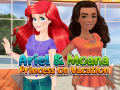 Oyunu Ariel and Moana Princess on Vacation