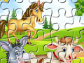 Oyunu Farm Animals Jigsaw