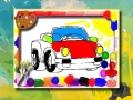 Oyunu Cartoon Cars Coloring Book