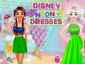 Oyunu Disney Neon Dresses