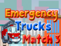 Oyunu Emergency Trucks Match 3