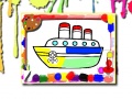 Oyunu Boats Coloring Book