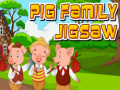 Oyunu Pig Family Jigsaw