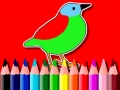 Oyunu Back To School: Birds Coloring Book