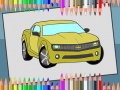 Oyunu American Cars Coloring Book