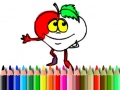 Oyunu Back To School: Fruits Coloring