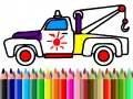 Oyunu Back To School: Trucks Coloring