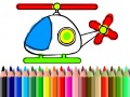 Oyunu Back To School Helicopter Coloring