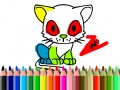 Oyunu Back To School: Cat Coloring