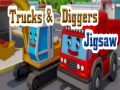 Oyunu Trucks & Digger Jigsaw 