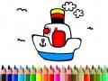 Oyunu Back to School: Boat Coloring