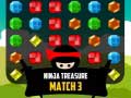 Oyunu Ninja Treasure Match 3
