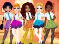 Oyunu Princesses BFF Rush To School
