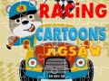Oyunu Racing Cartoons Jigsaw
