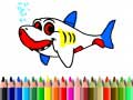 Oyunu Back To School: Shark Coloring Book