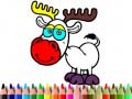 Oyunu Back to School: Deer Coloring Book
