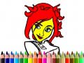 Oyunu Back To School: Cute Girl Coloring