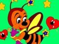 Oyunu Kid`s coloring: Little bee