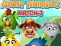 Oyunu Funny Animals Match 3