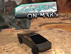 Mars'ta CyberTruck 