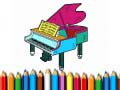 Oyunu Back To School: Piano Coloring Book