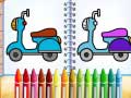 Oyunu Cute Bike Coloring Book