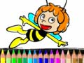 Oyunu Back To School Maja the Bee Coloring Book