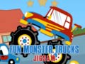 Oyunu Fun Monster Trucks Jigsaw