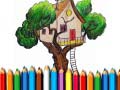 Oyunu Tree House Coloring Book