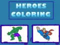 Oyunu Heroes Coloring 