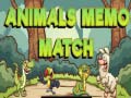 Oyunu Animals Memo Match