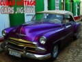 Oyunu Cuban Vintage Cars Jigsaw