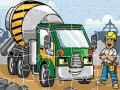 Oyunu Construction Trucks Jigsaw
