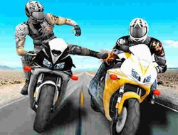 Moto bisiklet saldırı yarışı ustası 