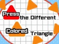 Oyunu Press The Different Colored Triangle