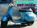 Oyunu City Scooter Bike Jigsaw