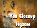 Oyunu Fox Closeup Jigsaw