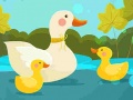 Oyunu Mother Duck and Ducklings Jigsaw