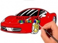 Oyunu Racing Cars Coloring book