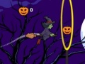 Oyunu Flying witch halloween