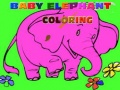Oyunu Baby Elephant Coloring