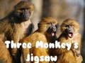 Oyunu Three Monkey's Jigsaw