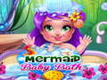 Oyunu Mermaid Baby Bath