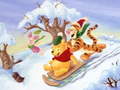 Oyunu Winnie the Pooh Christmas Jigsaw Puzzle 2