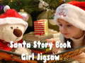 Oyunu Santa Story Book Girl Jigsaw