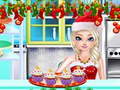 Oyunu Sister Princess Christmas Cupcake Maker