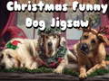 Oyunu Christmas Funny Dog Jigsaw