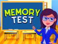 Oyunu Memory Test
