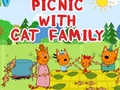 Oyunu Picnic With Cat Family