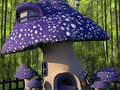 Oyunu Funny Mushroom Houses Jigsaw